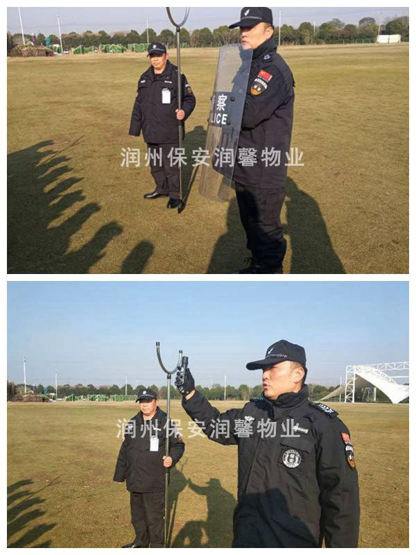 鎮江青少基地聯合我公司舉行反恐防暴實操演練
