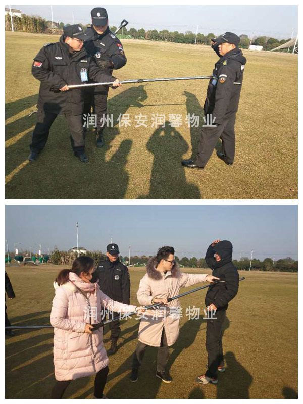 鎮江青少基地聯合我公司舉行反恐防暴實操演練